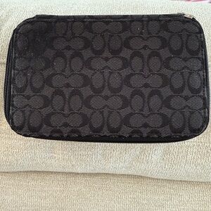 Coach Black Signature Wristlet